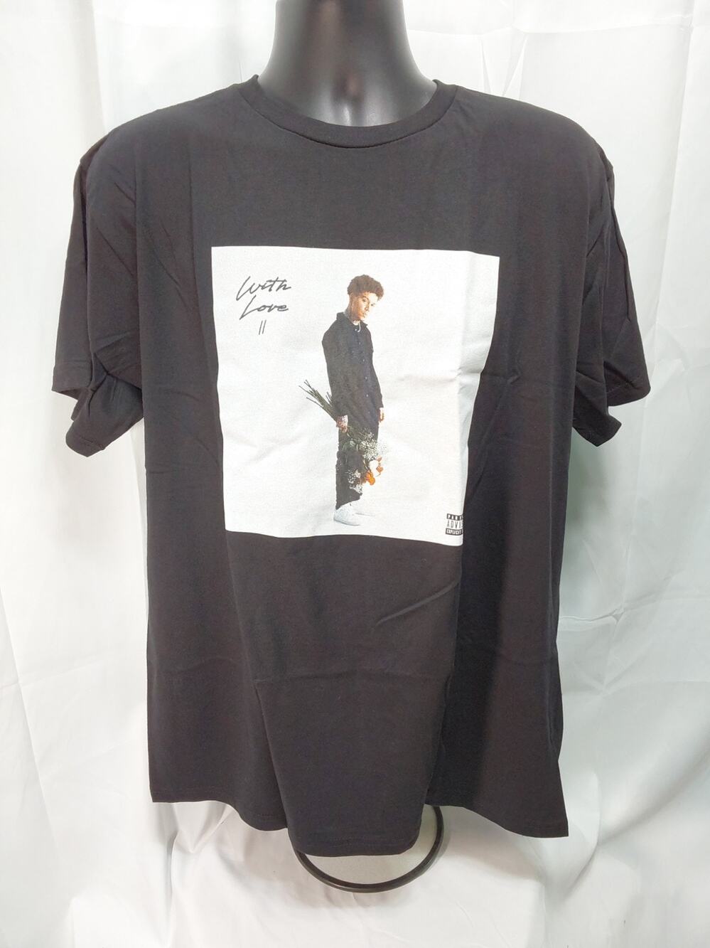 Yours Truly L Black Phora With Love || Graphic Print T-Shirt #M167